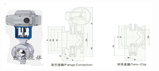 電動V型調節(jié)球閥